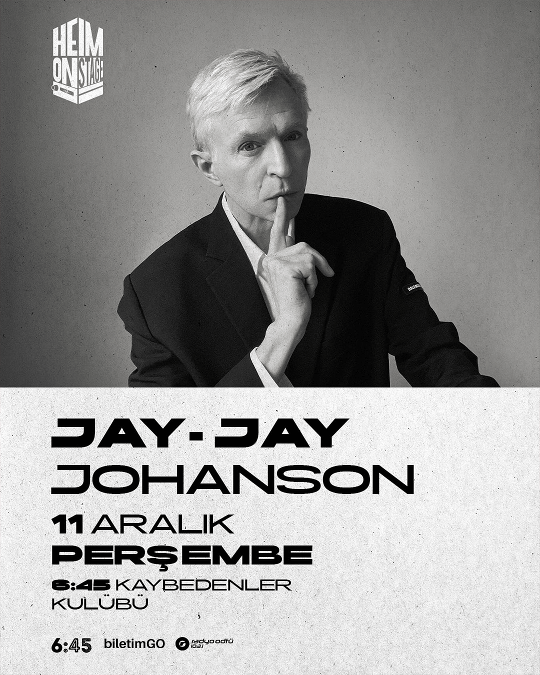 JAY-JAY JOHANSON ANKARA KONSERİ