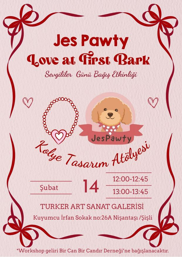 LOVE at FIRST BARK - JesPawty Kolye Tasarım Atölyesi