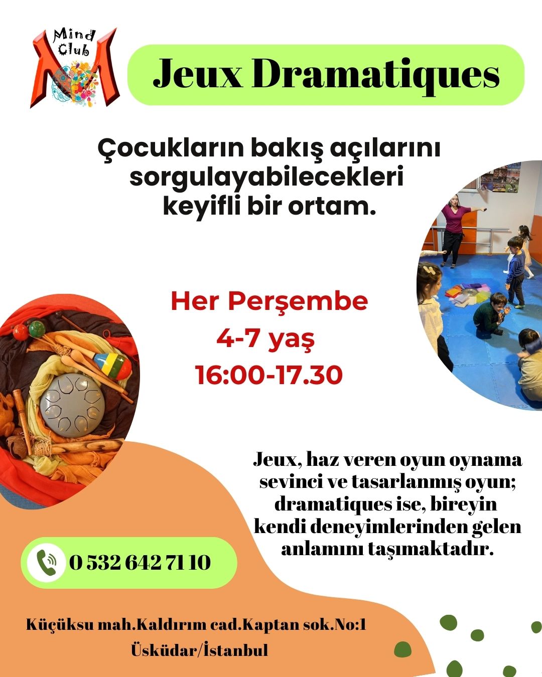 Jeux Dramatiques Oyun Atölyesi