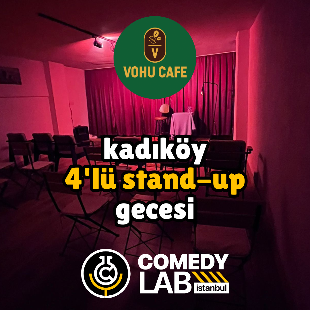 Kadıköy 4'lü Stand-up Gecesi - Comedy Lab Istanbul card