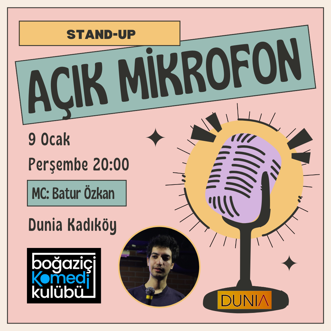 Kadıköy Açık Mikrofon Stand-up - Boğaziçi Komedi Kulübü