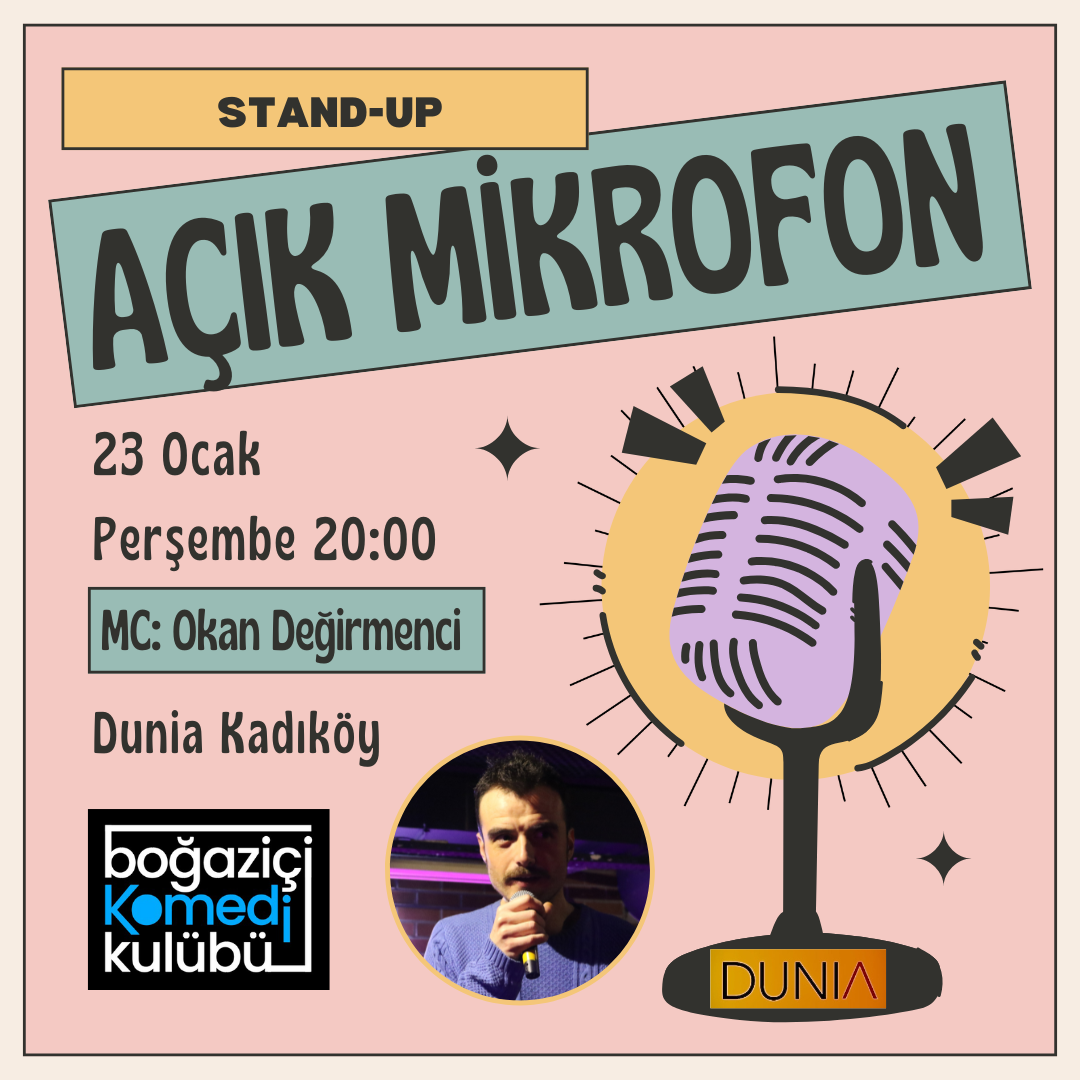 Kadıköy Açık Mikrofon Stand-up - Boğaziçi Komedi Kulübü