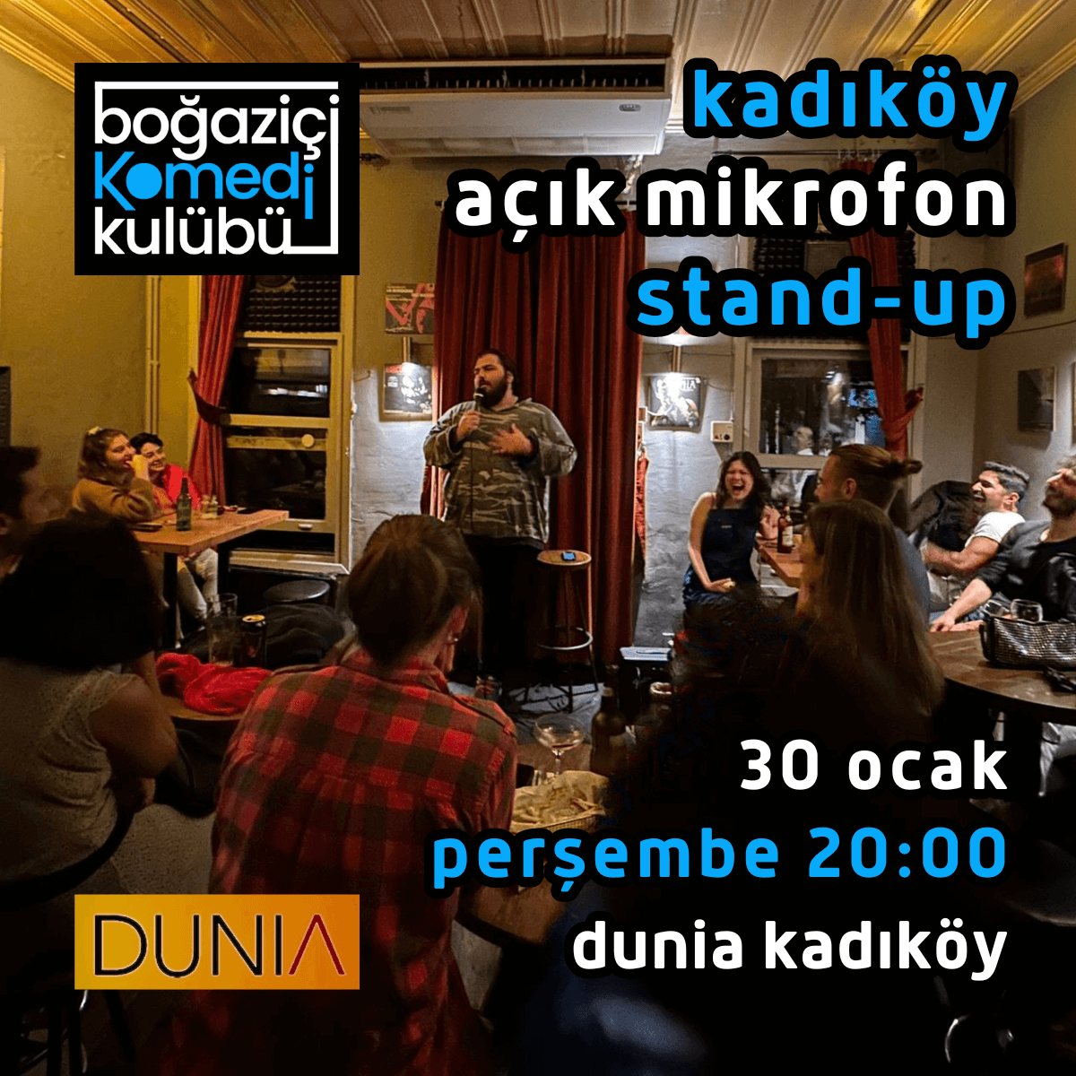 Kadıköy Açık Mikrofon Stand-up - Boğaziçi Komedi Kulübü