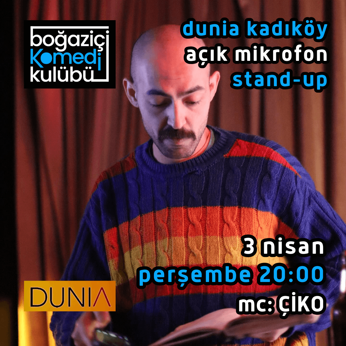 Kadıköy Açık Mikrofon Stand-up - Boğaziçi Komedi Kulübü