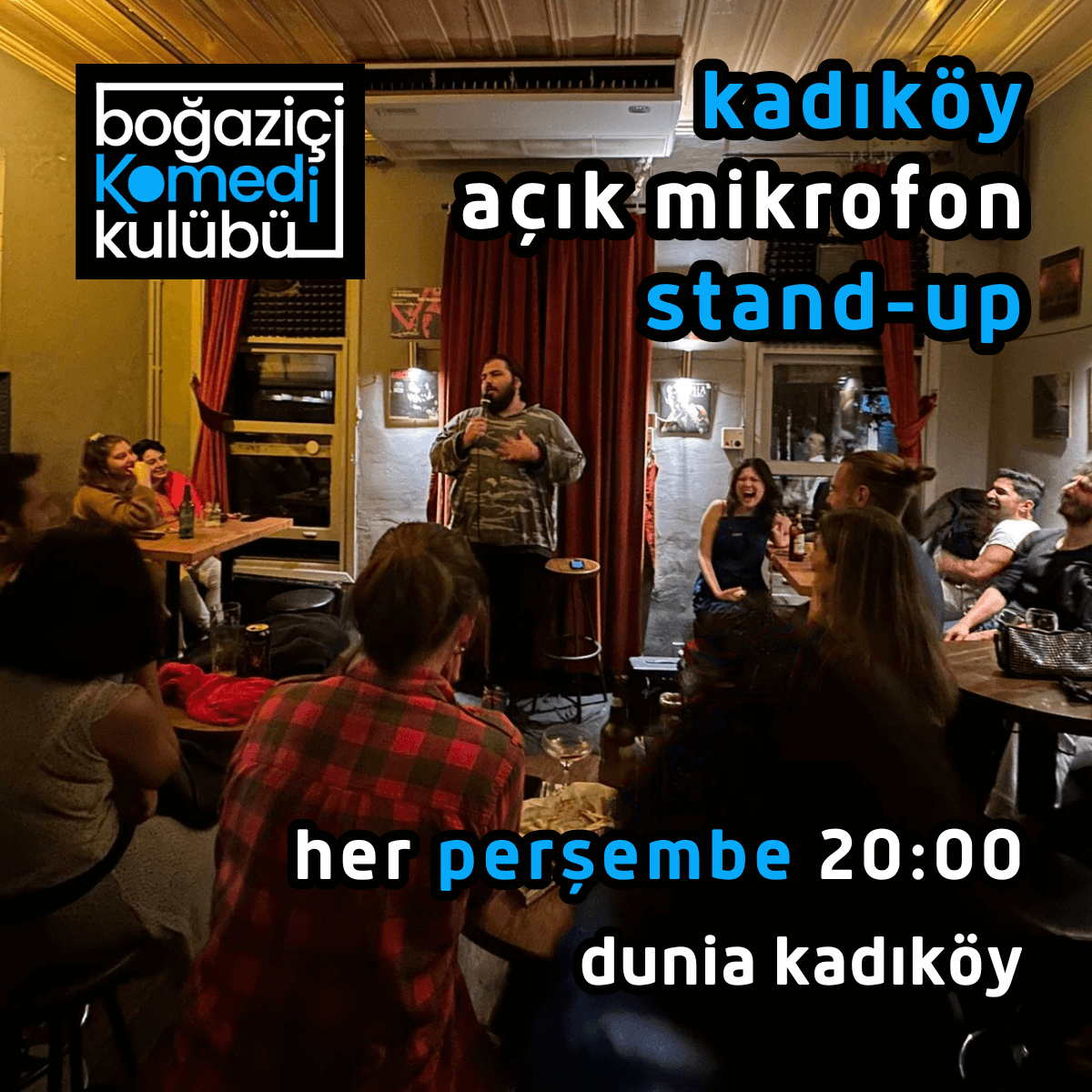 Kadıköy Açık Mikrofon Stand-up - Boğaziçi Komedi Kulübü