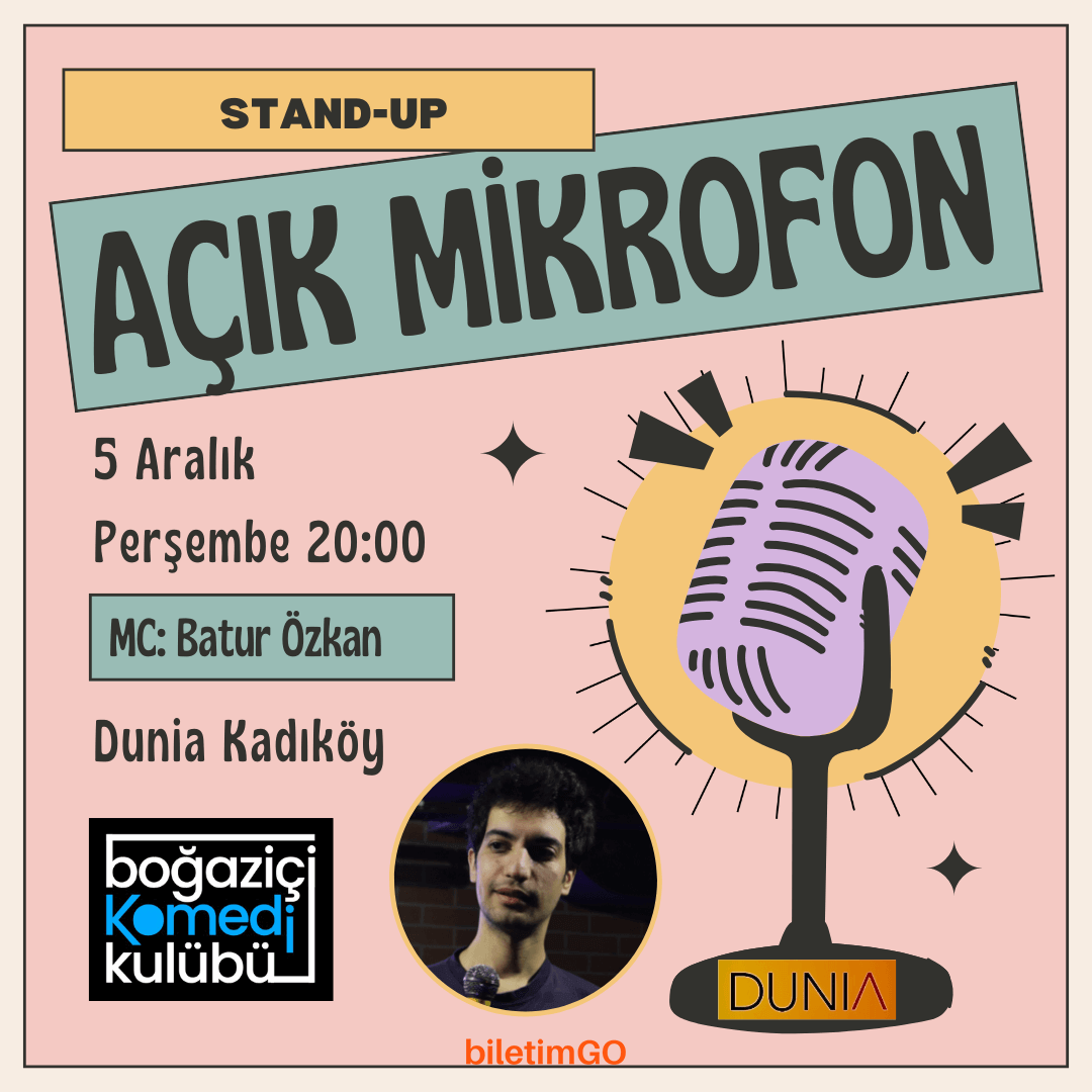 Kadıköy Açık Mikrofon Stand-up - Boğaziçi Komedi Kulübü