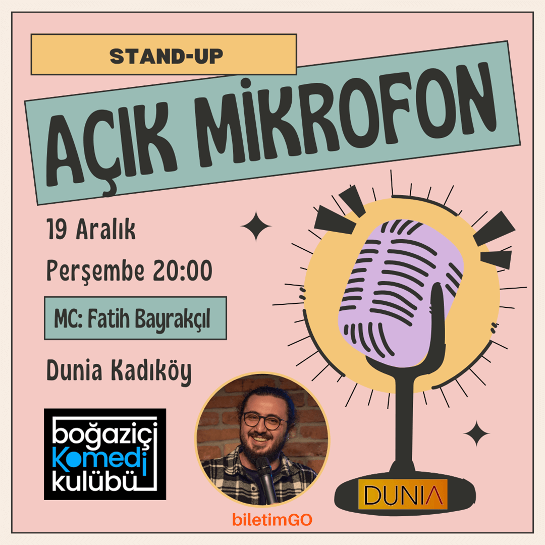 Kadıköy Açık Mikrofon Stand-up - Boğaziçi Komedi Kulübü