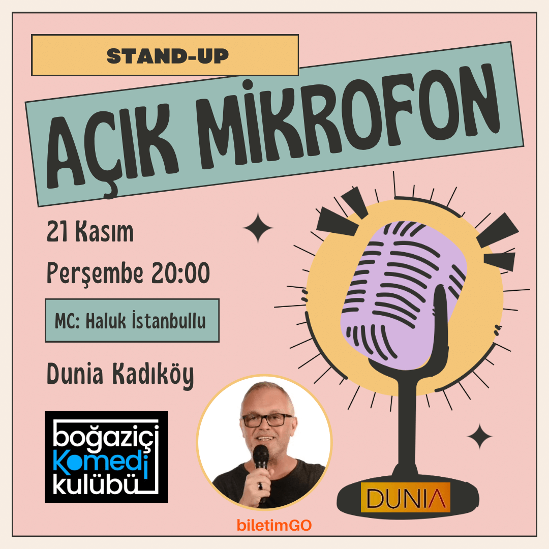 Kadıköy Açık Mikrofon Stand-up - Boğaziçi Komedi Kulübü