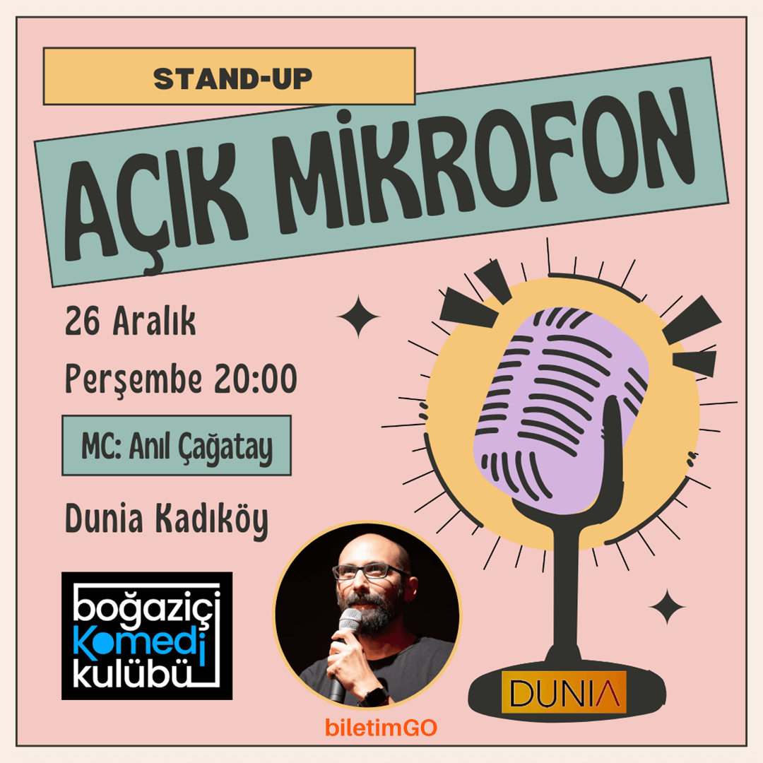 Kadıköy Açık Mikrofon Stand-up - Boğaziçi Komedi Kulübü
