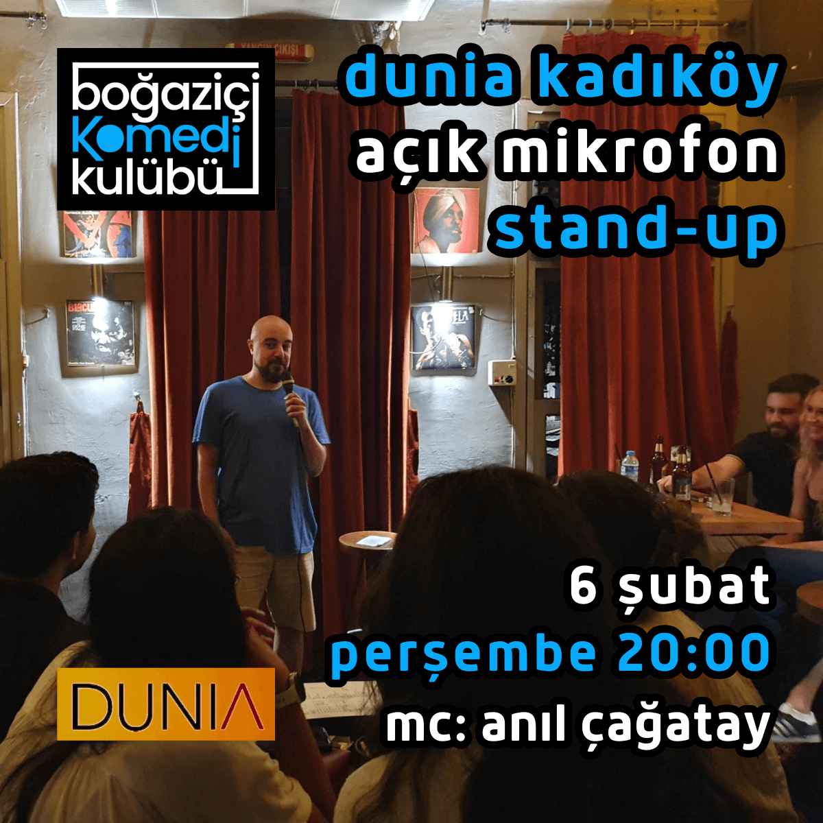 Kadıköy Açık Mikrofon Stand-up - Boğaziçi Komedi Kulübü