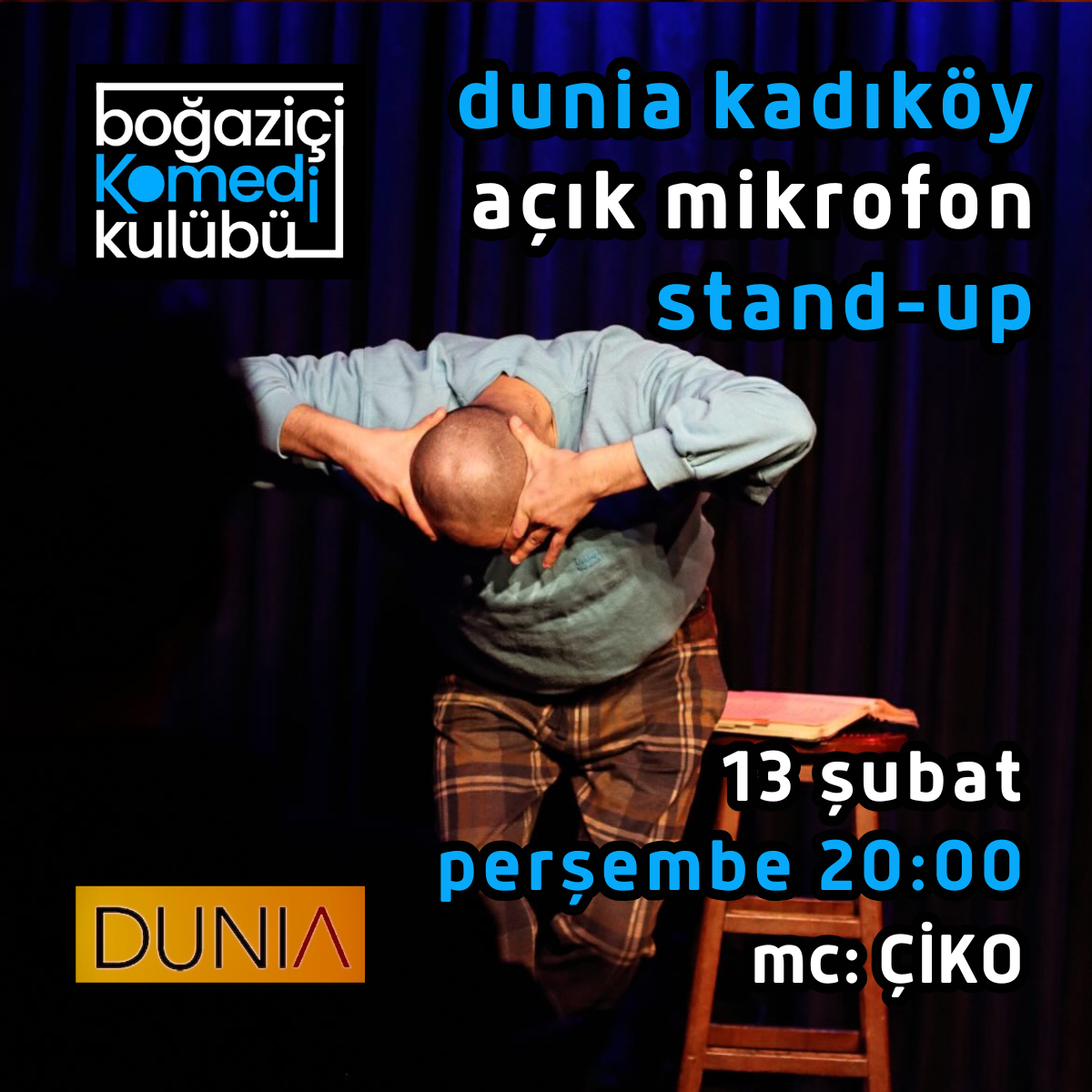 Kadıköy Açık Mikrofon Stand-up - Boğaziçi Komedi Kulübü