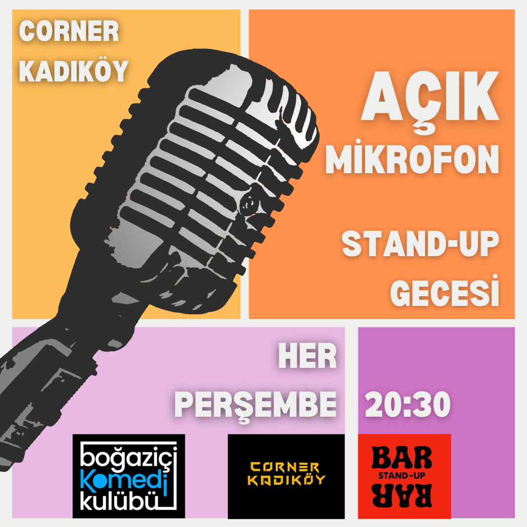 Kadıköy Açık Mikrofon Stand-up Gecesi - Boğaziçi Komedi Kulübü