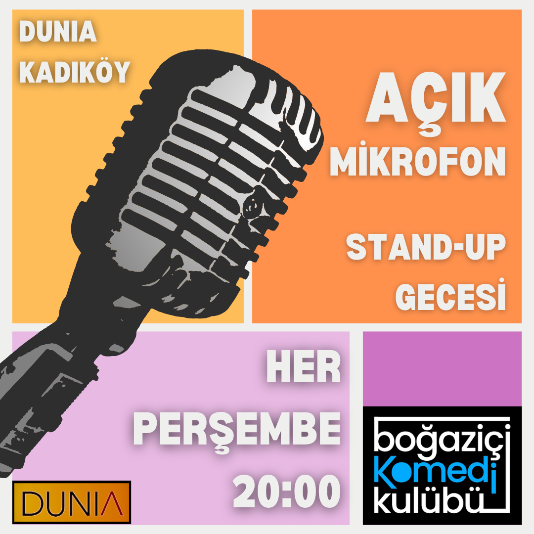 Kadıköy Açık Mikrofon Stand-up Gecesi - Boğaziçi Komedi Kulübü