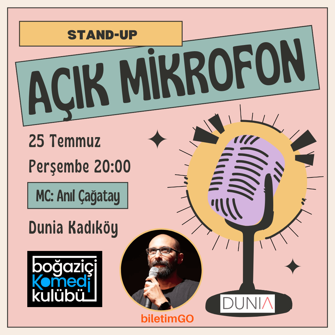 Kadıköy Açık Mikrofon Stand-up Gecesi - Boğaziçi Komedi Kulübü