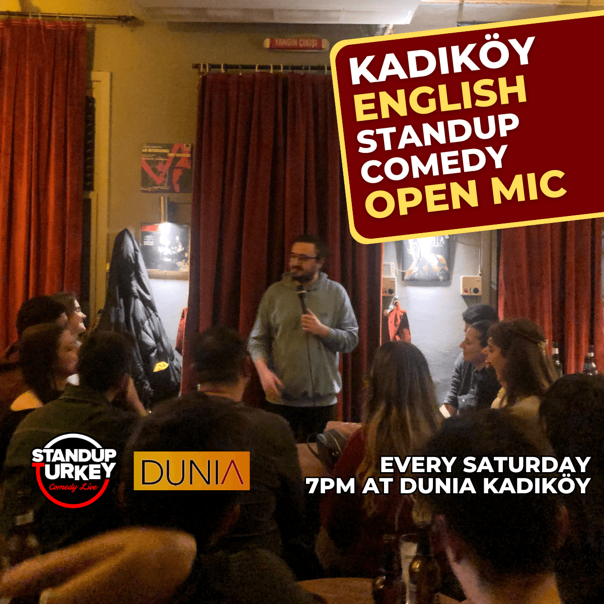 Kadıköy English Stand-up Comedy Open Mic