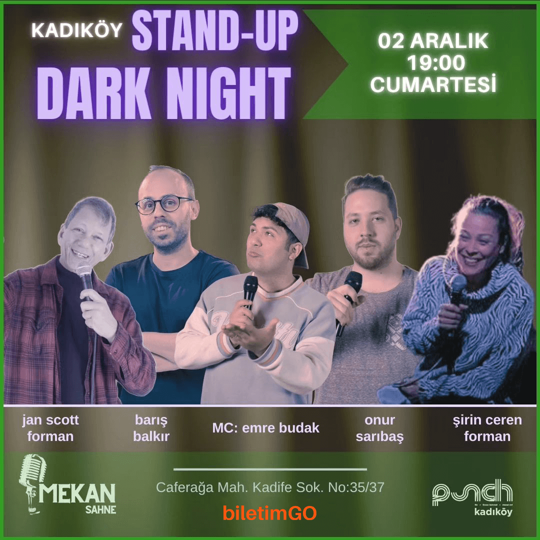 Kadıköy Stand-Up Dark Night - 2 Aralık