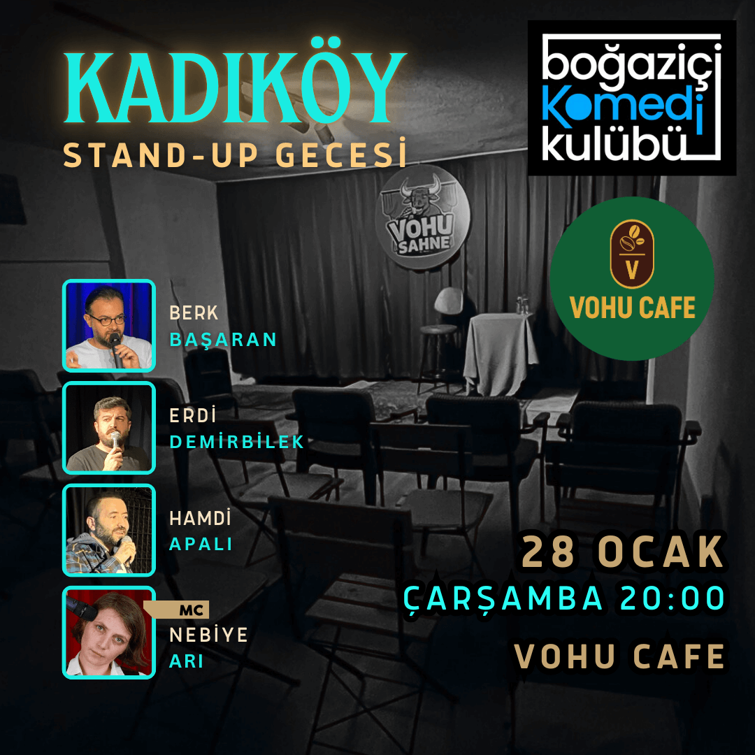 Kadıköy Stand-up Gecesi - Boğaziçi Komedi Kulübü