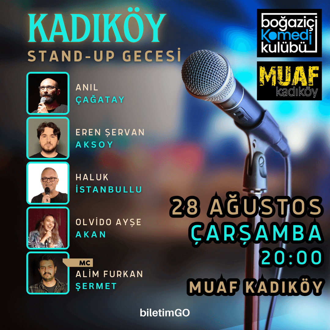 Kadıköy Stand-up Gecesi - Boğaziçi Komedi Kulübü