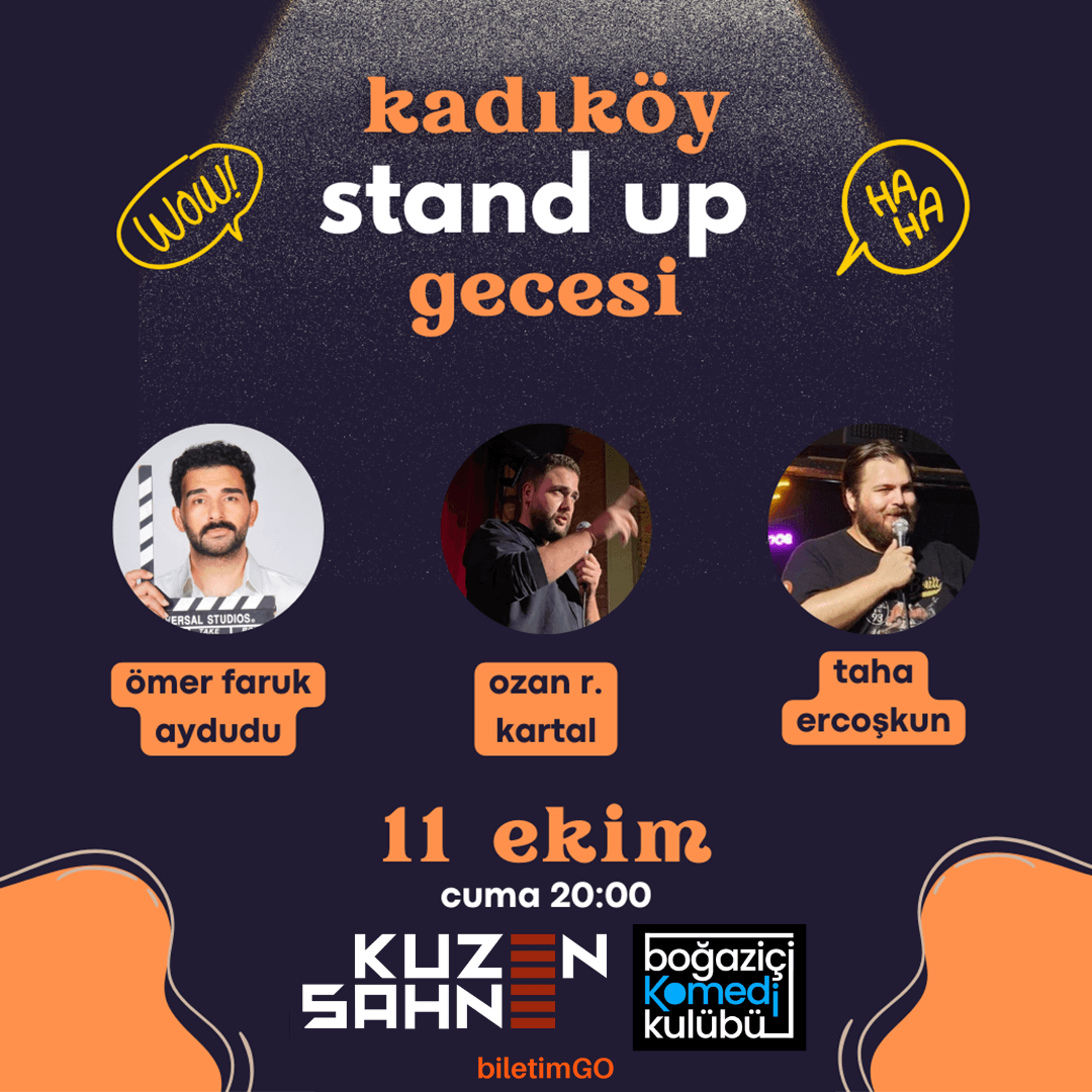 Kadıköy Stand-up Gecesi - Boğaziçi Komedi Kulübü