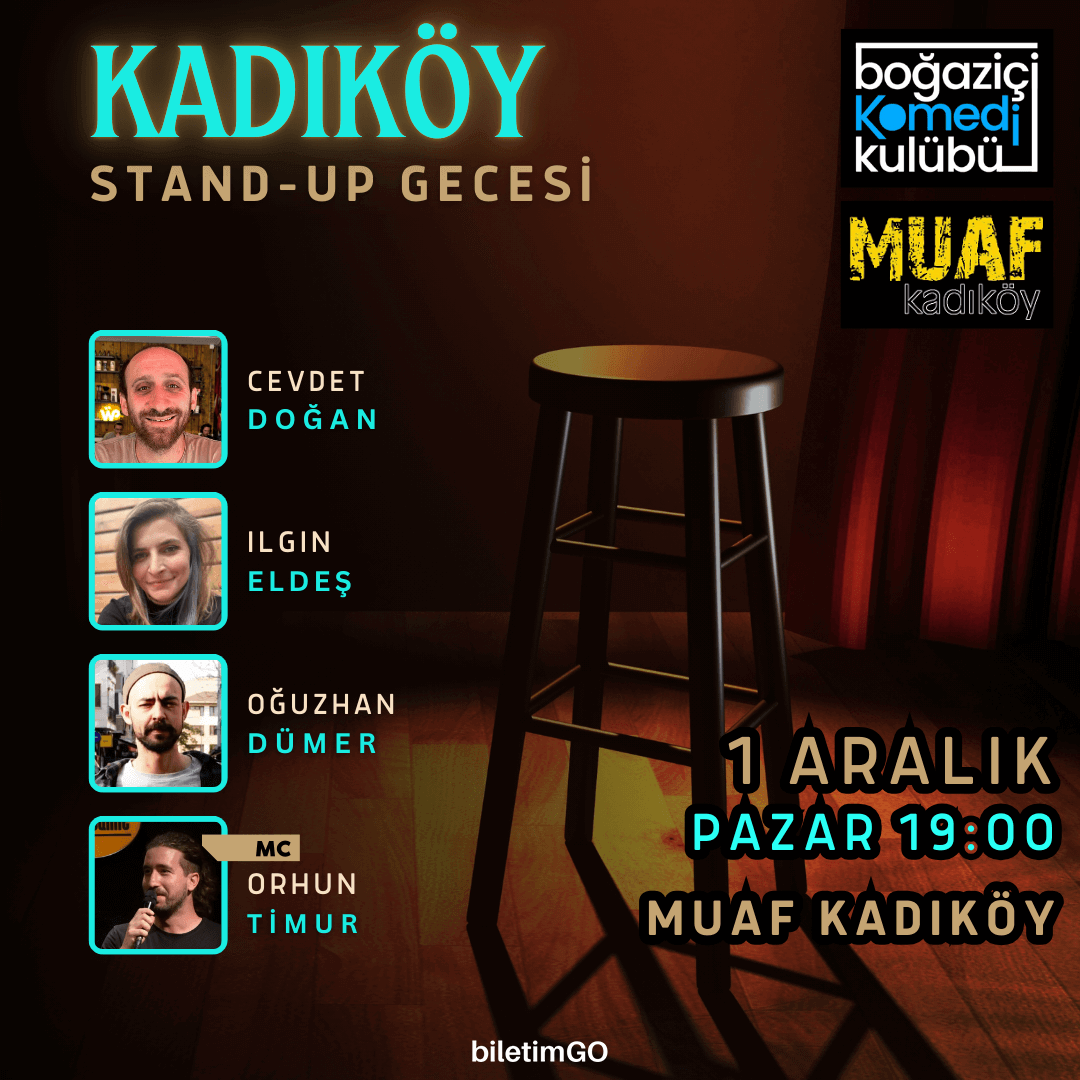 Kadıköy Stand-up Gecesi - Boğaziçi Komedi Kulübü