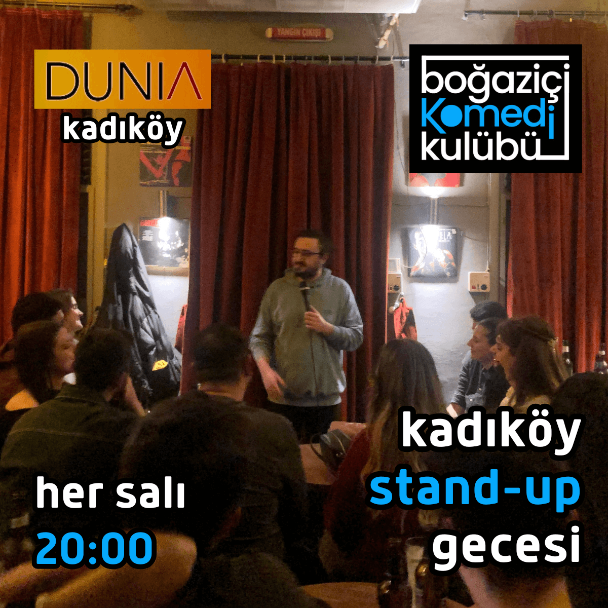 Kadıköy Stand-up Gecesi - Boğaziçi Komedi Kulübü