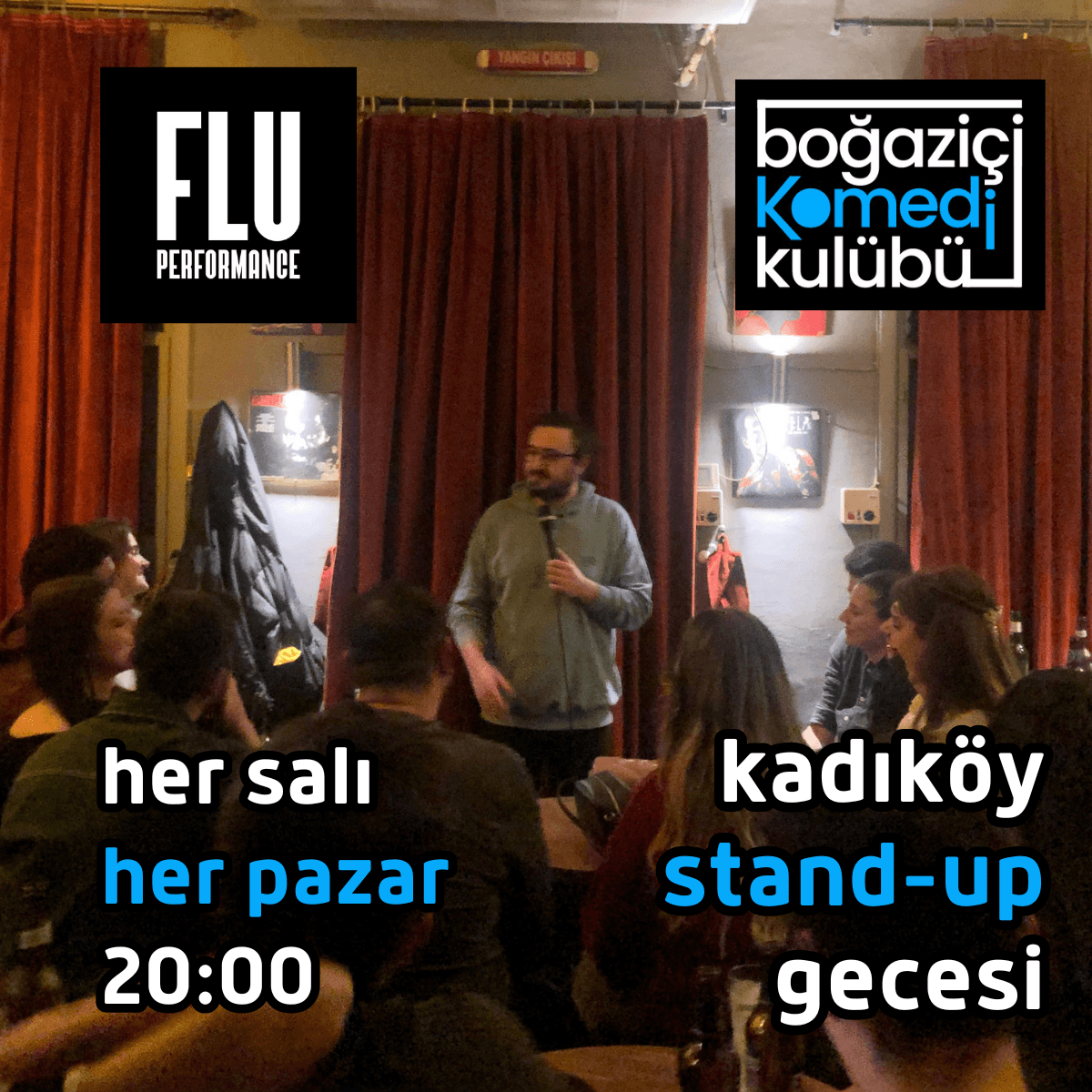 Kadıköy Stand-up Gecesi - Boğaziçi Komedi Kulübü