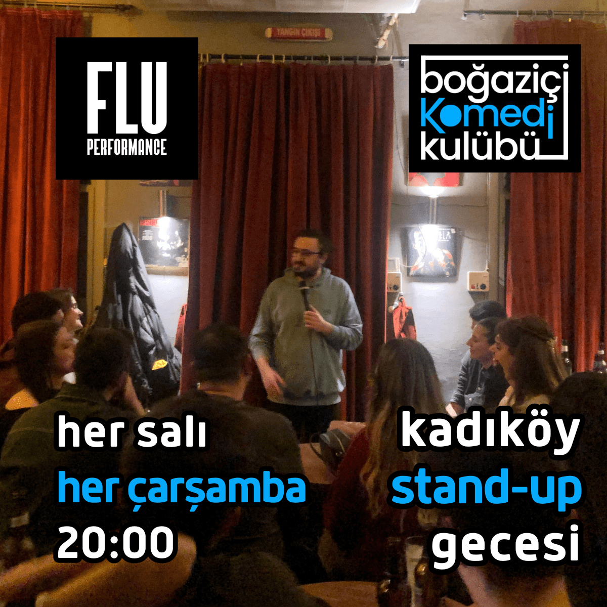 Kadıköy Stand-up Gecesi - Boğaziçi Komedi Kulübü