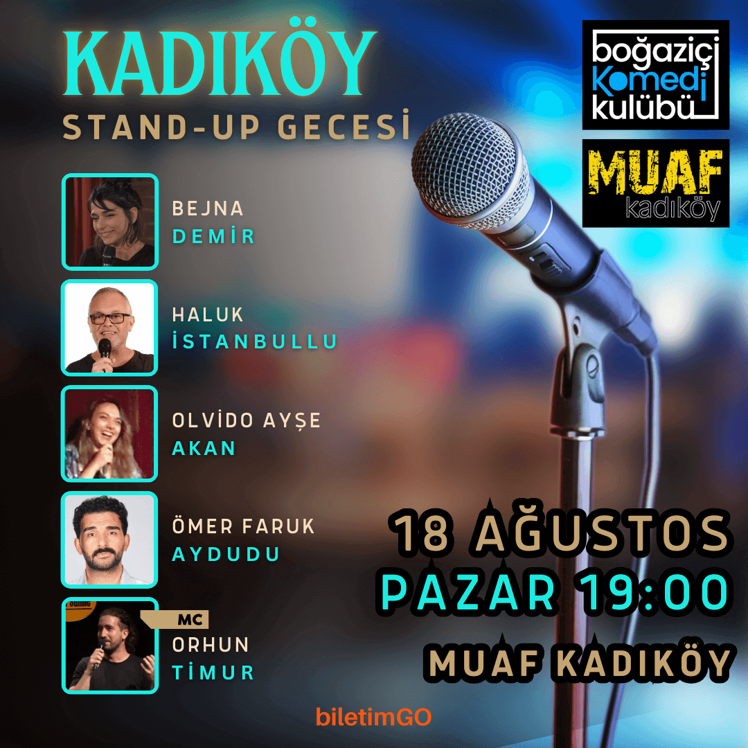 Kadıköy Stand-up Gecesi - Boğaziçi Komedi Kulübü