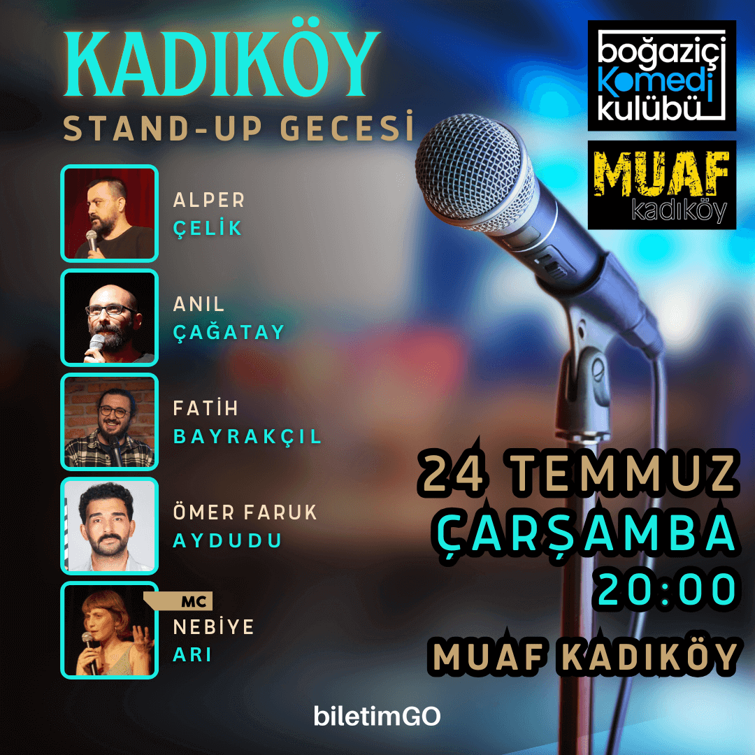 Kadıköy Stand-up Gecesi - Boğaziçi Komedi Kulübü