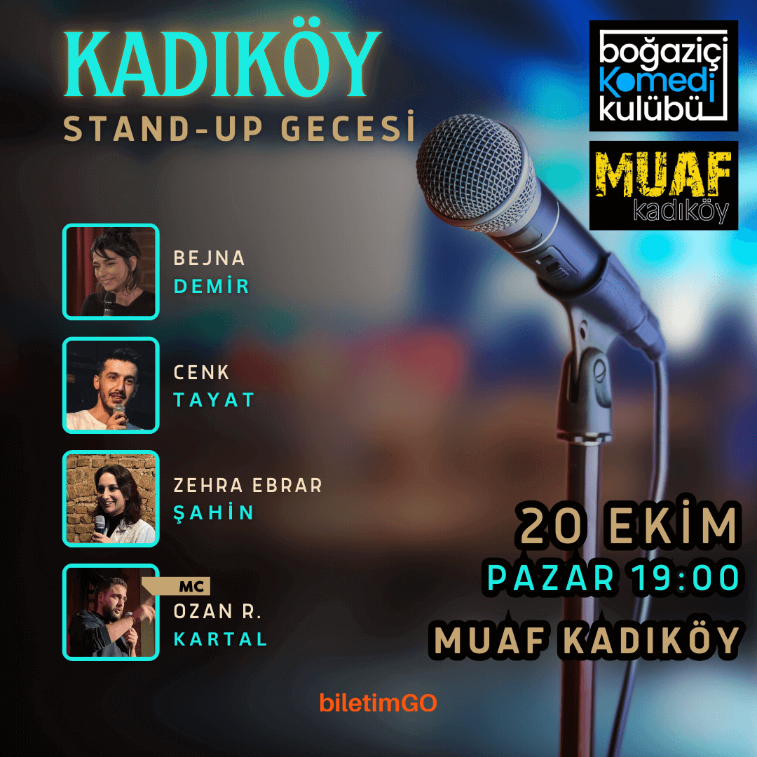 Kadıköy Stand-up Gecesi - Boğaziçi Komedi Kulübü
