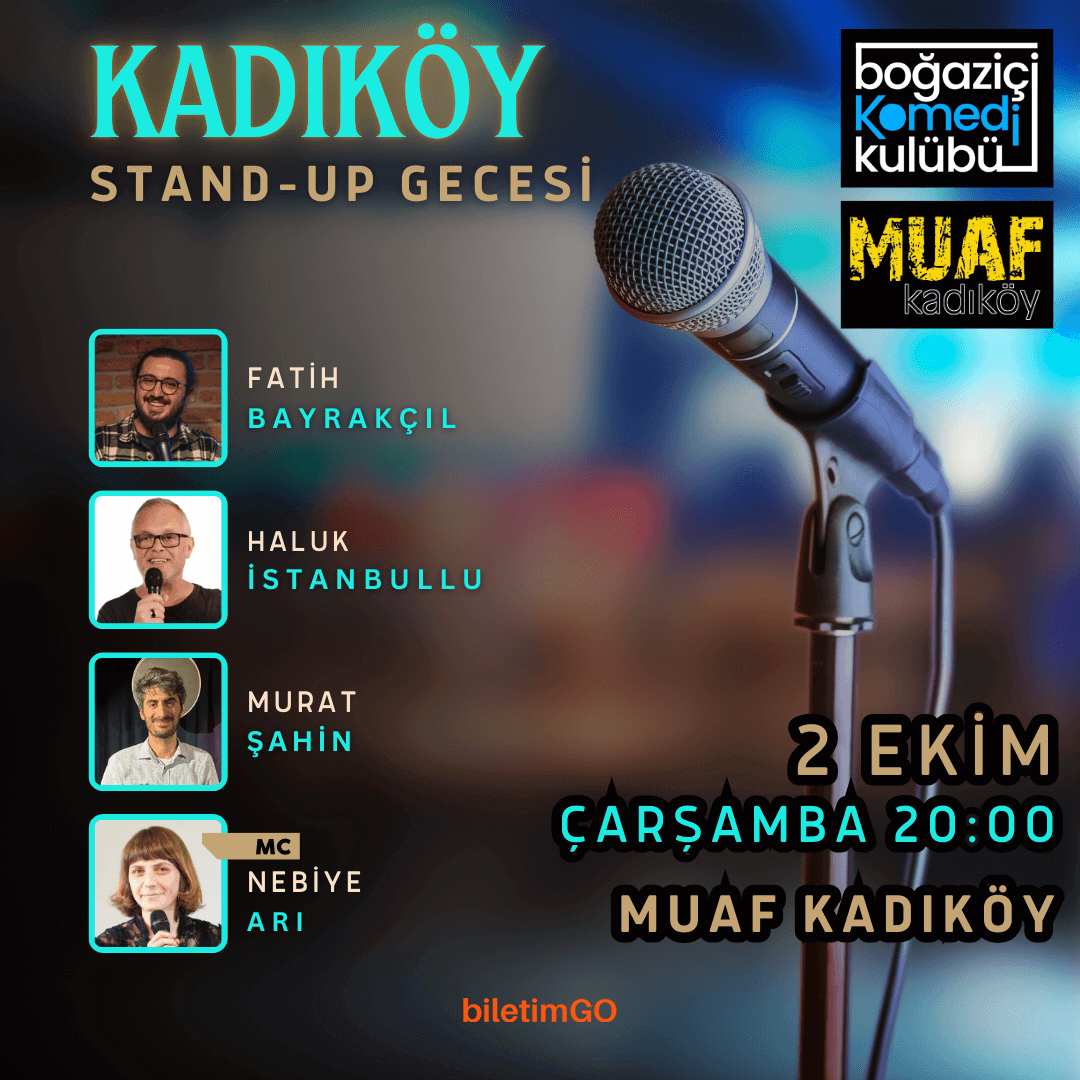 Kadıköy Stand-up Gecesi - Boğaziçi Komedi Kulübü