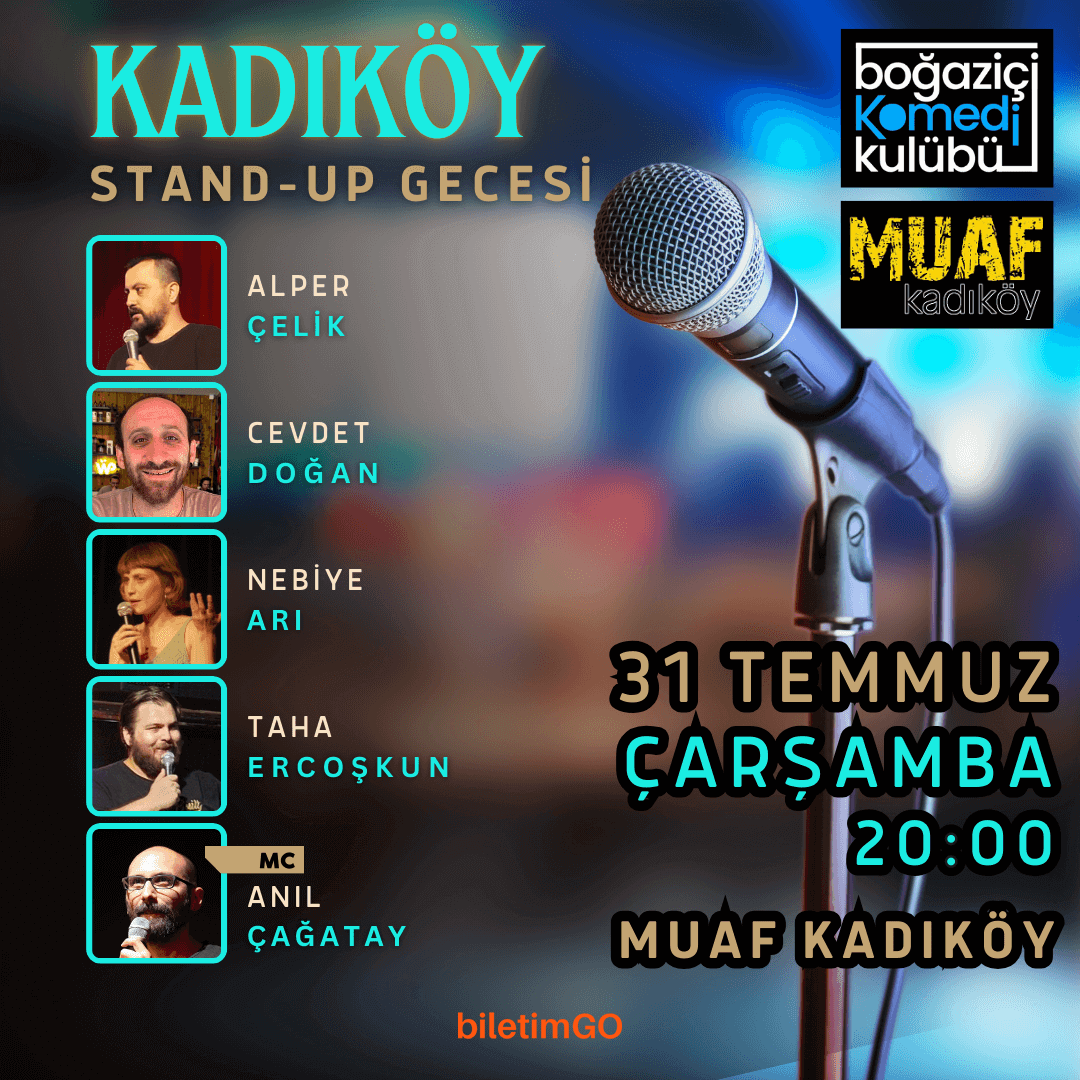 Kadıköy Stand-up Gecesi - Boğaziçi Komedi Kulübü