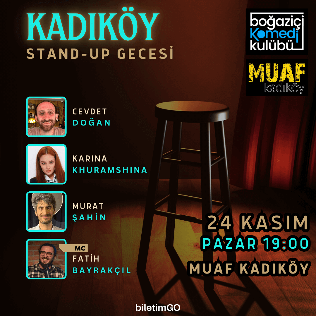 Kadıköy Stand-up Gecesi - Boğaziçi Komedi Kulübü