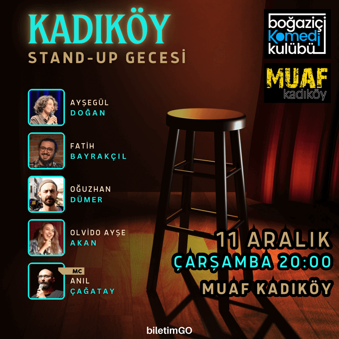 Kadıköy Stand-up Gecesi - Boğaziçi Komedi Kulübü