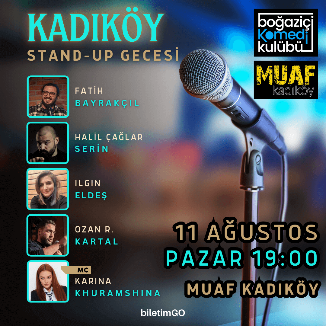 Kadıköy Stand-up Gecesi - Boğaziçi Komedi Kulübü
