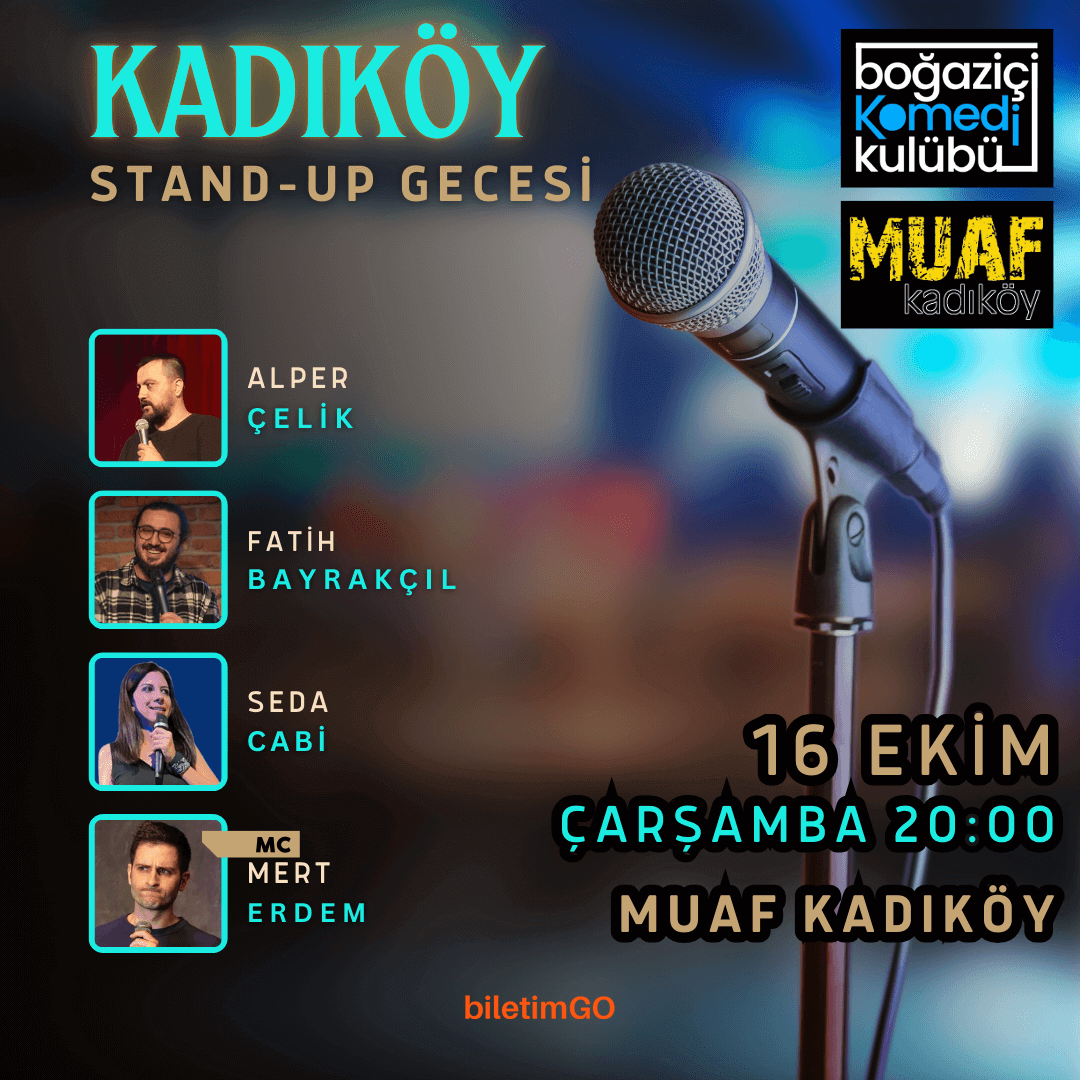 Kadıköy Stand-up Gecesi - Boğaziçi Komedi Kulübü