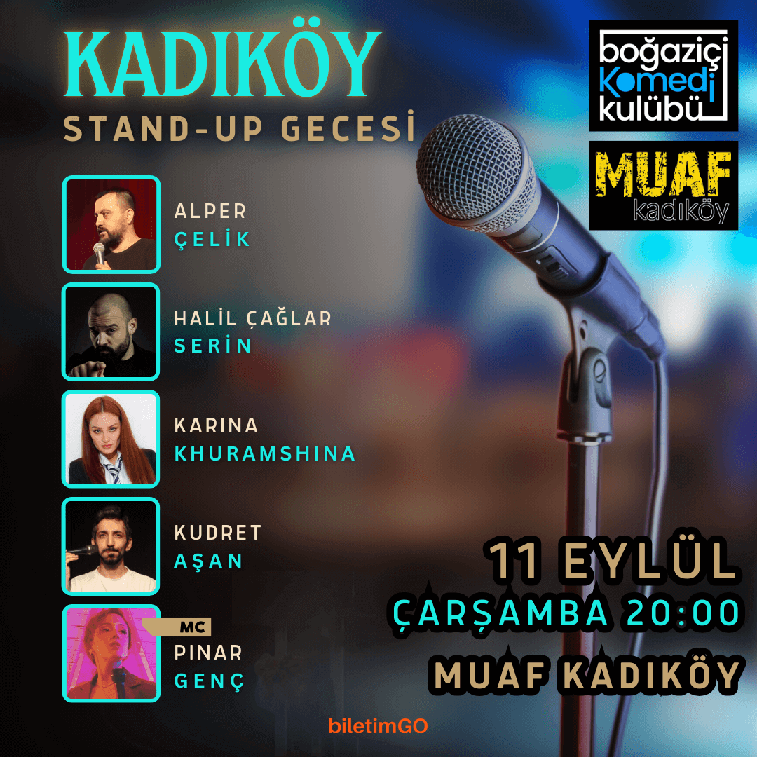 Kadıköy Stand-up Gecesi - Boğaziçi Komedi Kulübü