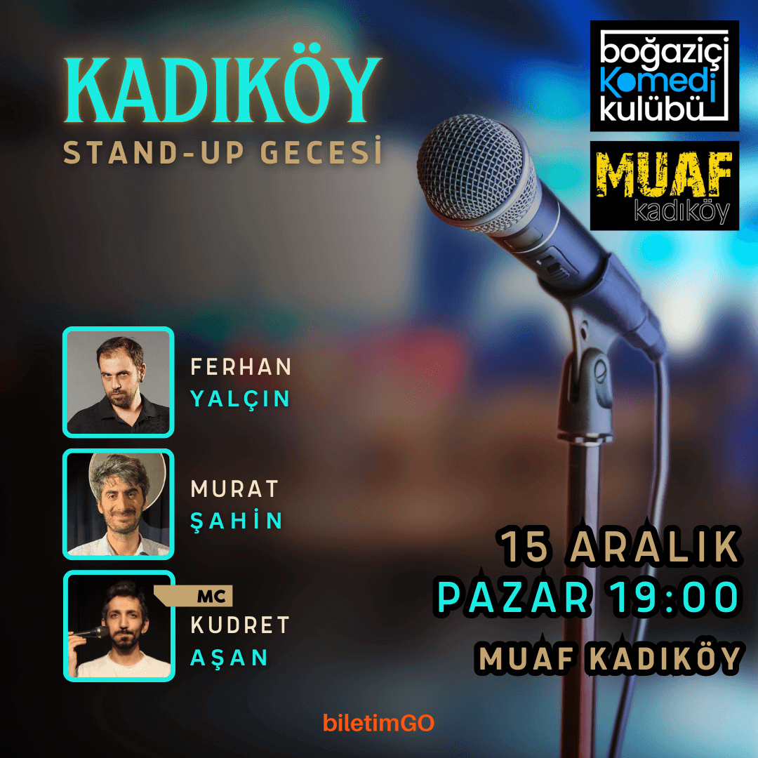 Kadıköy Stand-up Gecesi - Boğaziçi Komedi Kulübü