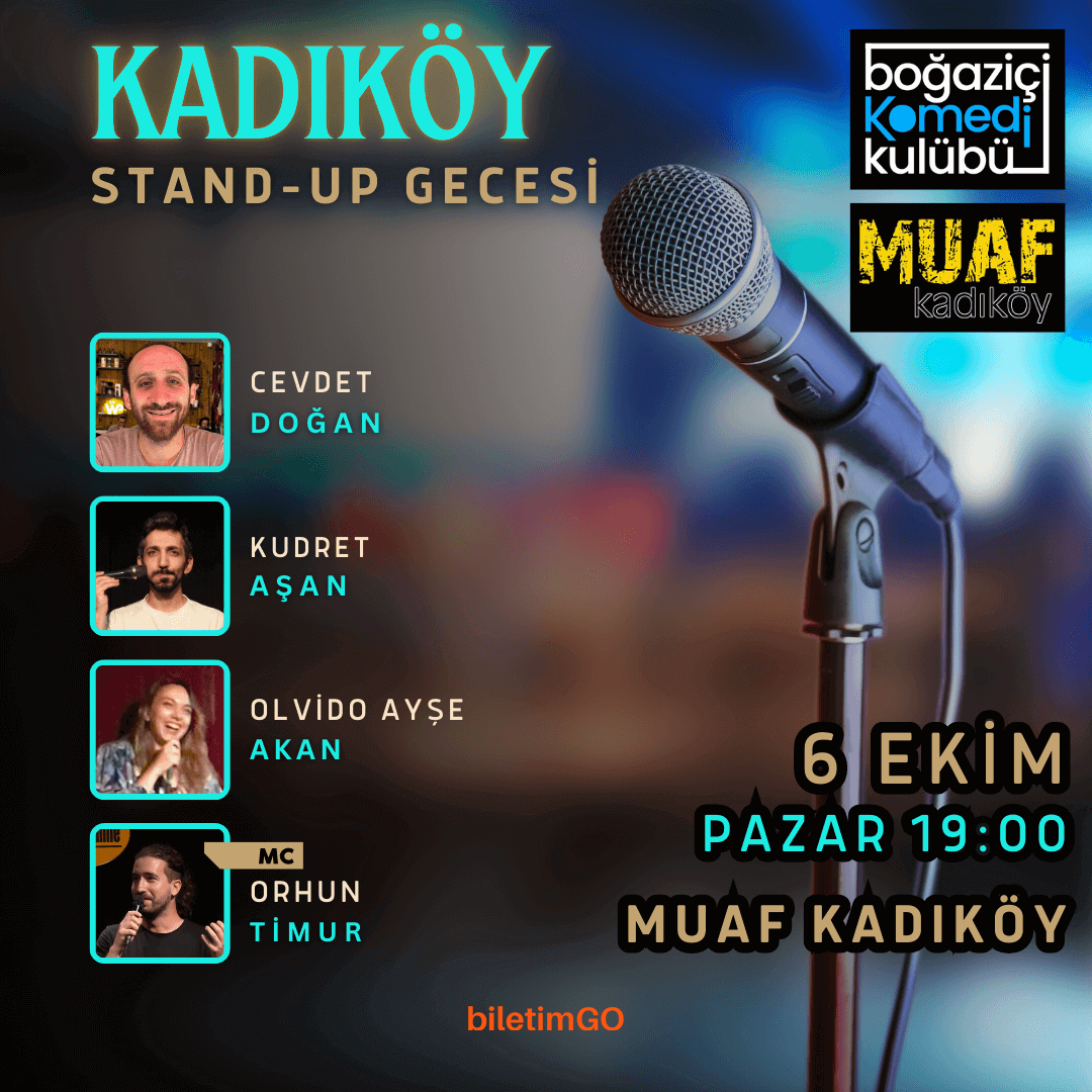 Kadıköy Stand-up Gecesi - Boğaziçi Komedi Kulübü