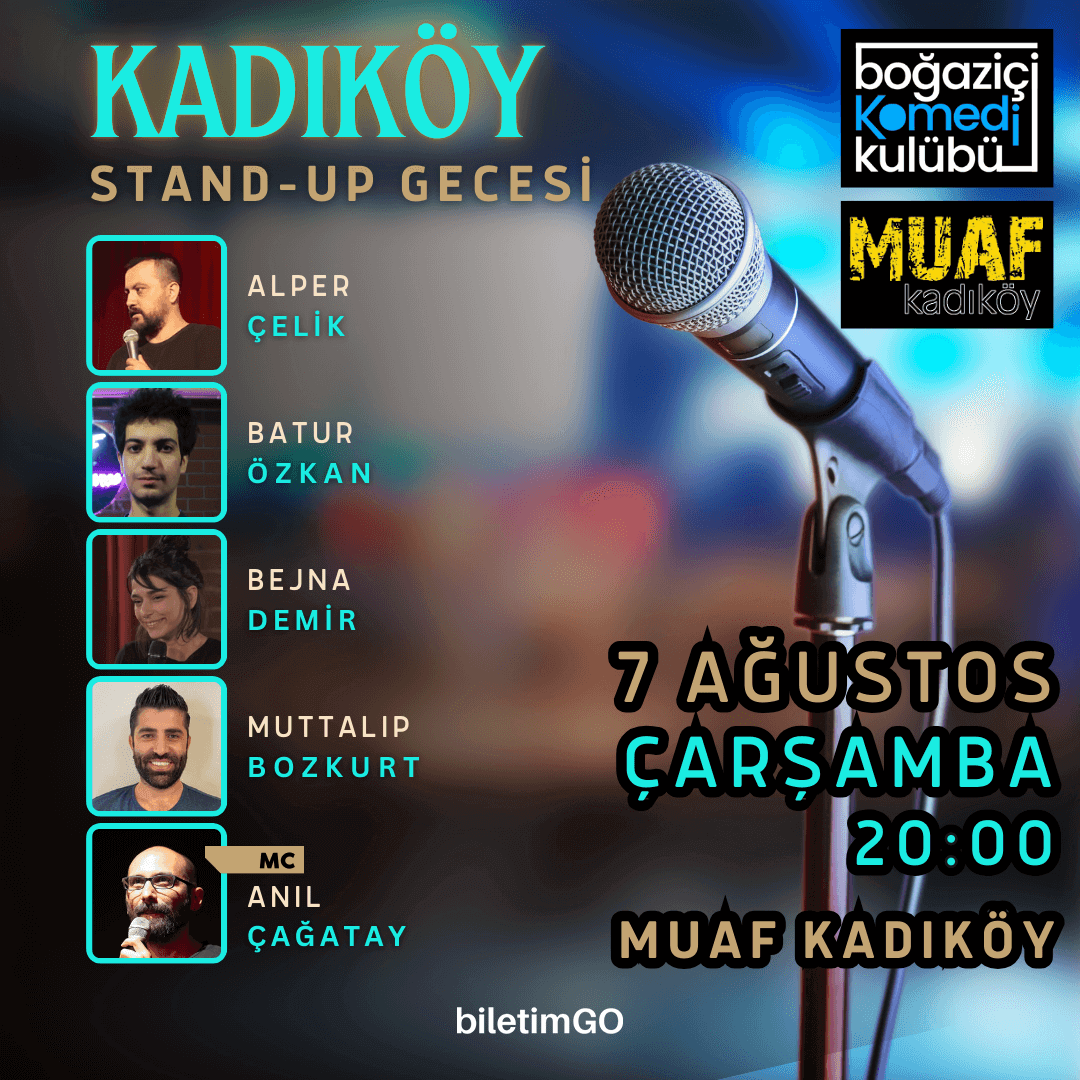 Kadıköy Stand-up Gecesi - Boğaziçi Komedi Kulübü