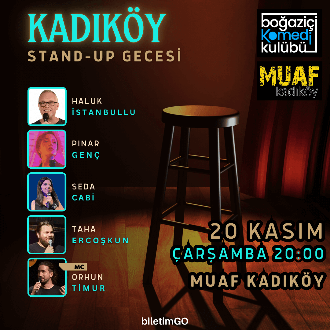 Kadıköy Stand-up Gecesi - Boğaziçi Komedi Kulübü
