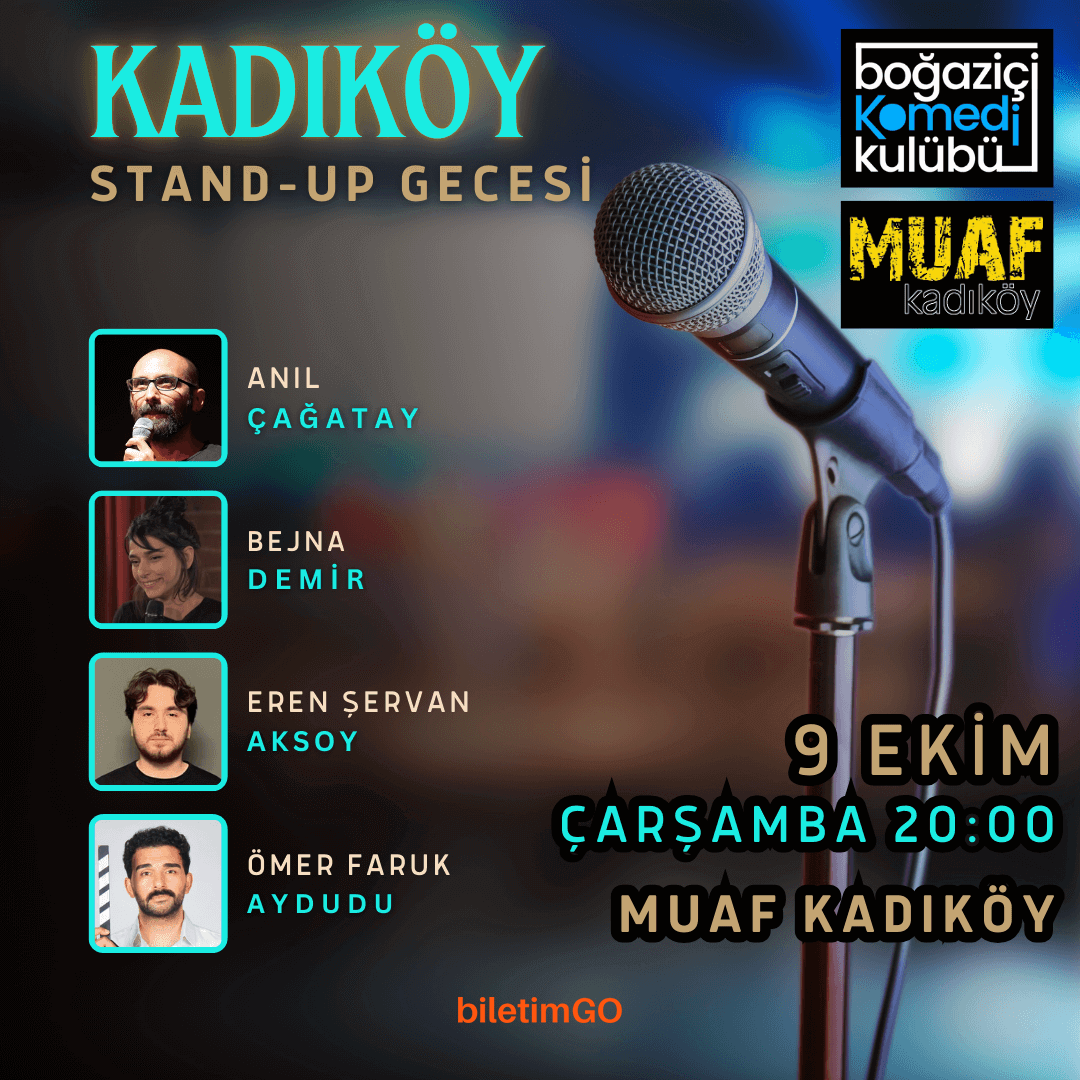 Kadıköy Stand-up Gecesi - Boğaziçi Komedi Kulübü