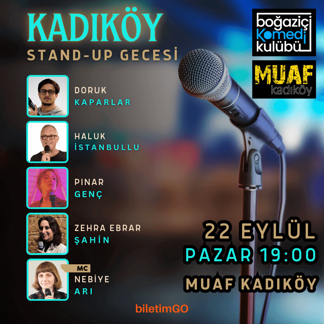 Kadıköy Stand-up Gecesi - Boğaziçi Komedi Kulübü