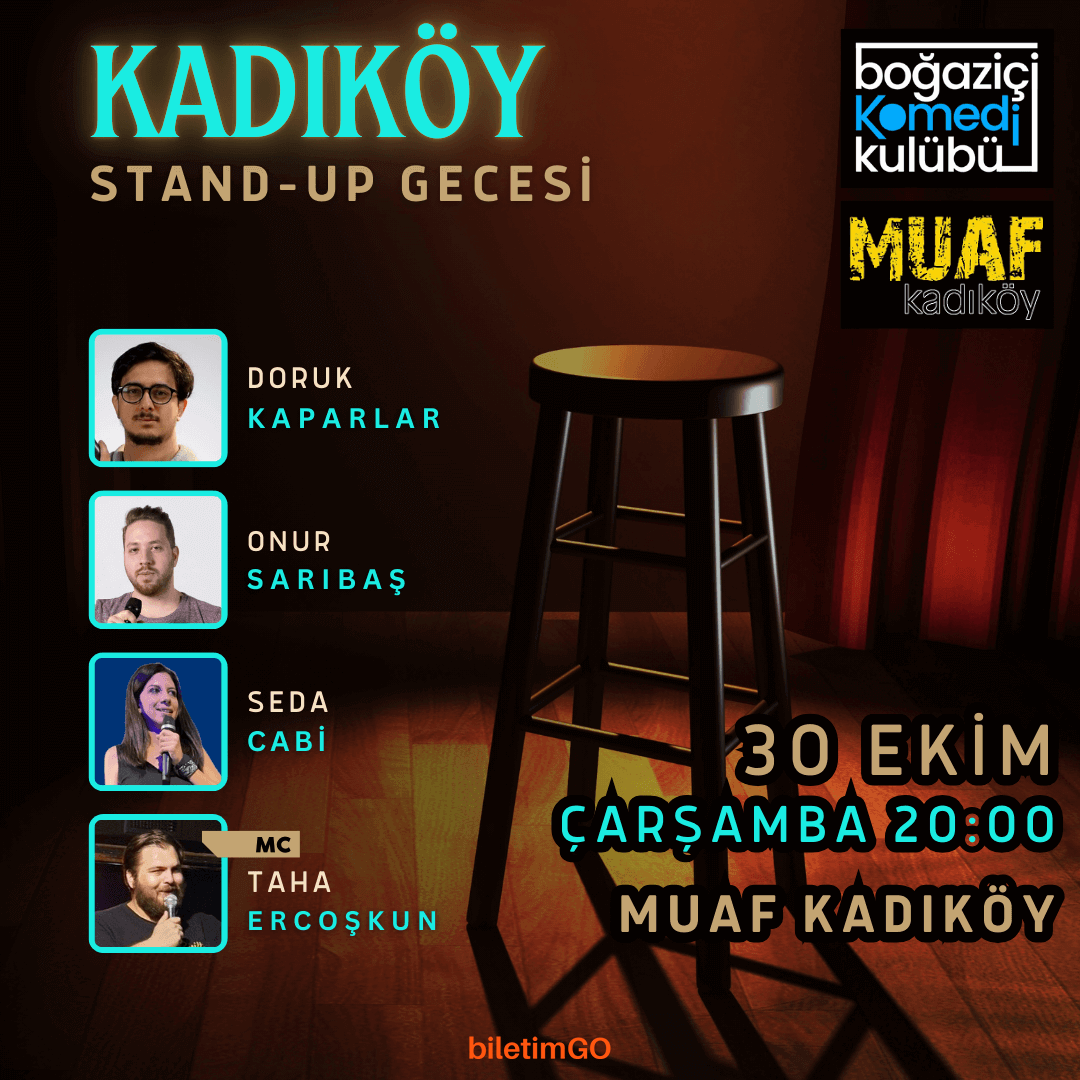 Kadıköy Stand-up Gecesi - Boğaziçi Komedi Kulübü