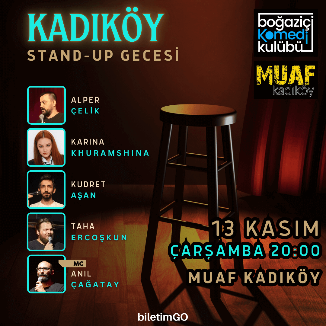 Kadıköy Stand-up Gecesi - Boğaziçi Komedi Kulübü