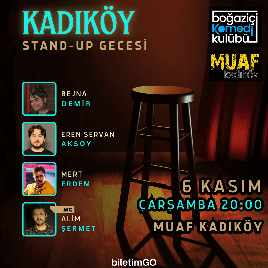 Kadıköy Stand-up Gecesi - Boğaziçi Komedi Kulübü