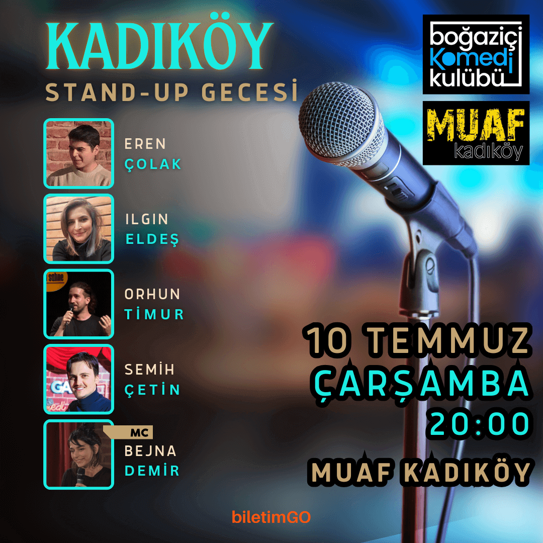 Kadıköy Stand-up Gecesi - Boğaziçi Komedi Kulübü
