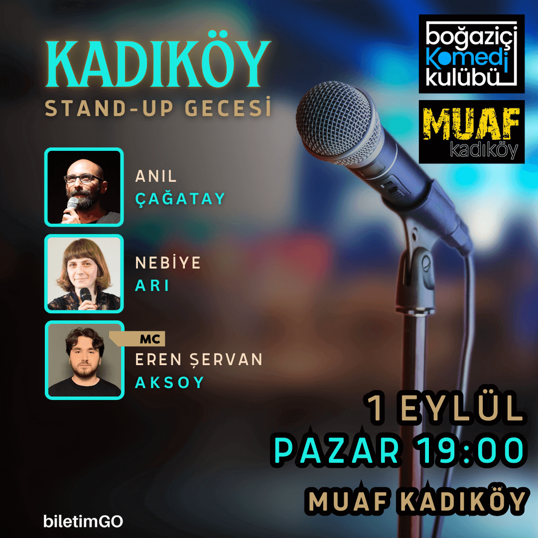Kadıköy Stand-up Gecesi - Boğaziçi Komedi Kulübü