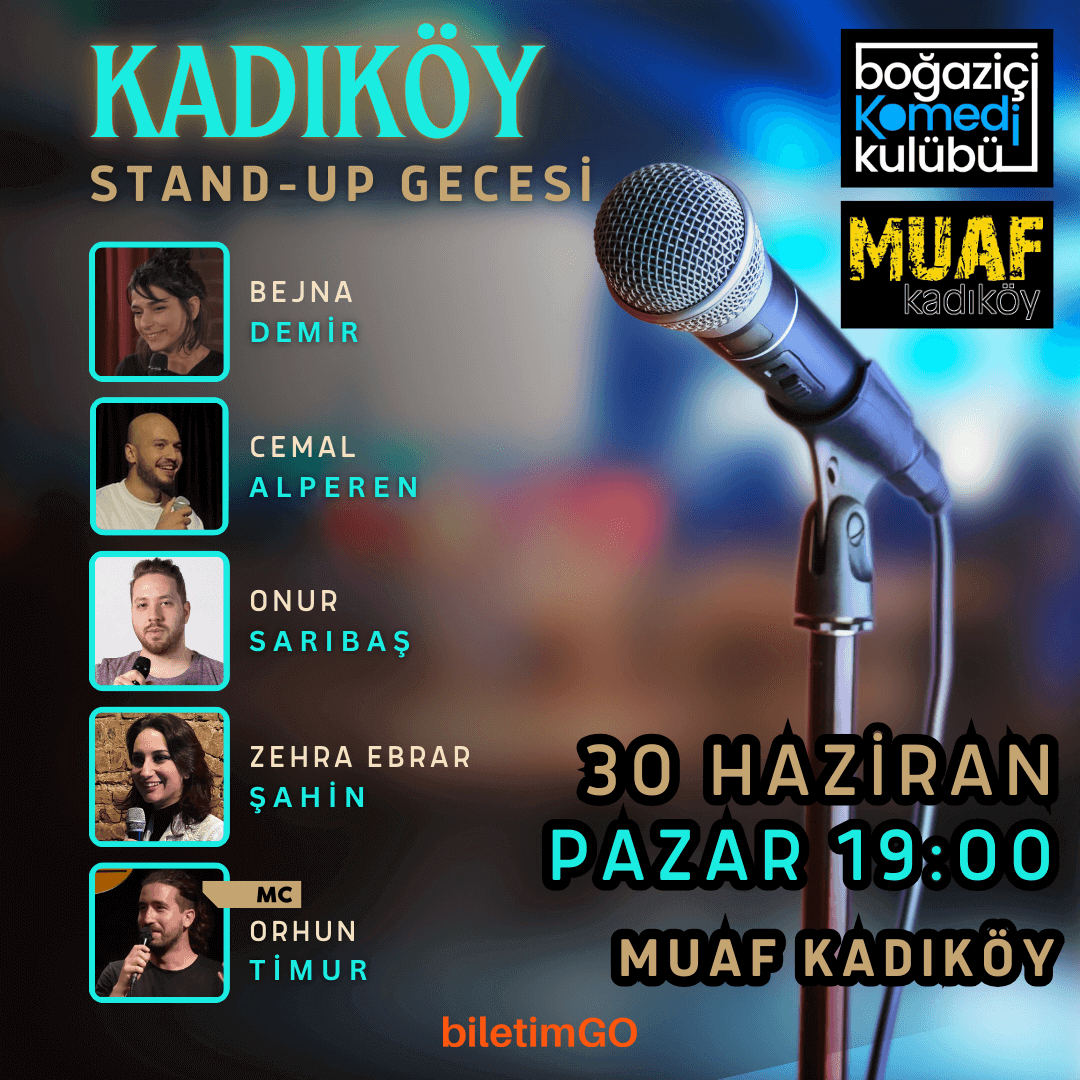 Kadıköy Stand-up Gecesi - Boğaziçi Komedi Kulübü