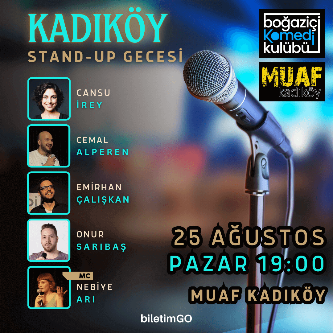 Kadıköy Stand-up Gecesi - Boğaziçi Komedi Kulübü